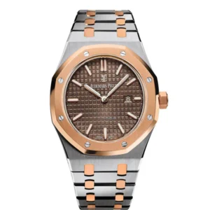 Royal Oak Style Rose Gold & Steel Watch