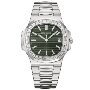 Patek Philippe Style Diamond Bezel Watch