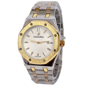 Royal Oak Style Silver & Gold Quartz Watch