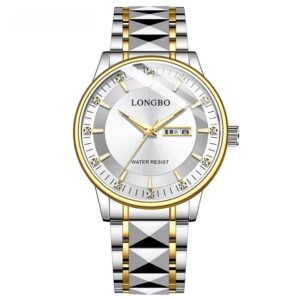 Longbo Men's Luxury Stainless Steel Watch